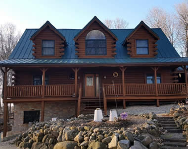 Metal Roofs for Wisconsin Log Homes